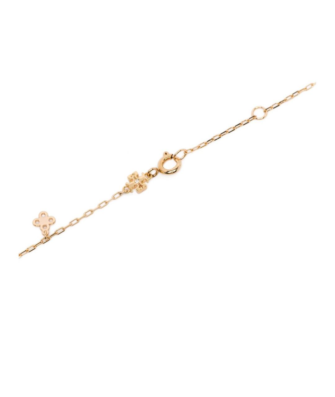 TORY BURCH Золотое латунное колье, фото 3