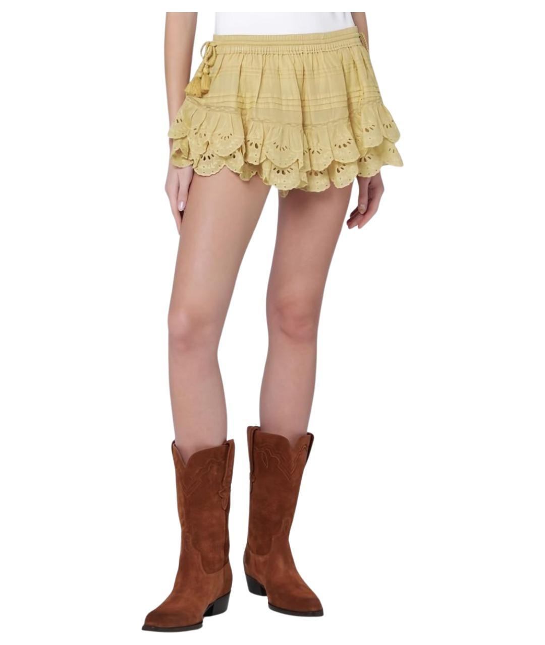 ISABEL MARANT Желтая юбка миди, фото 2