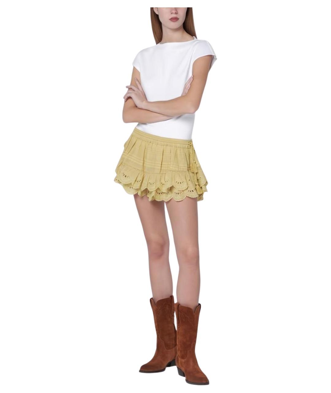 ISABEL MARANT Желтая юбка миди, фото 5