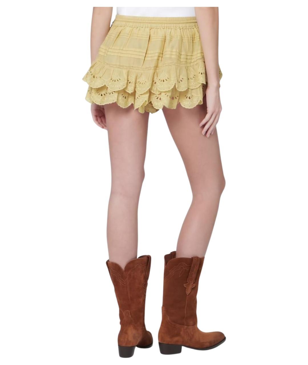 ISABEL MARANT Желтая юбка миди, фото 4