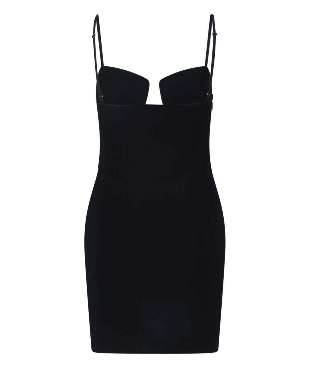 GIVENCHY Черное вискозное коктейльное платье, фото 2