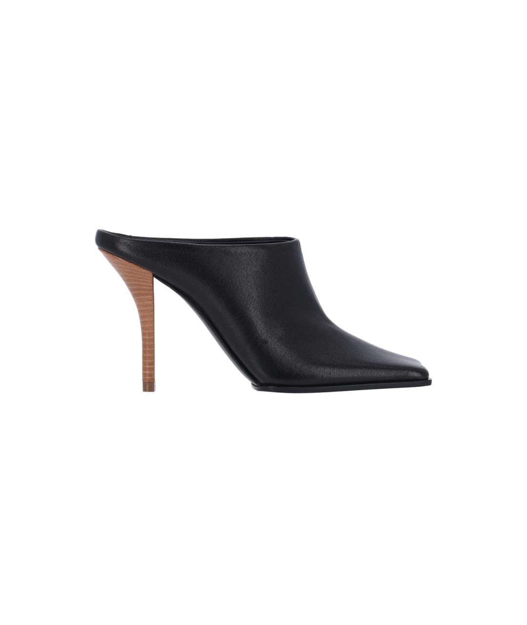 ALAIA Черные кожаные туфли, фото 1