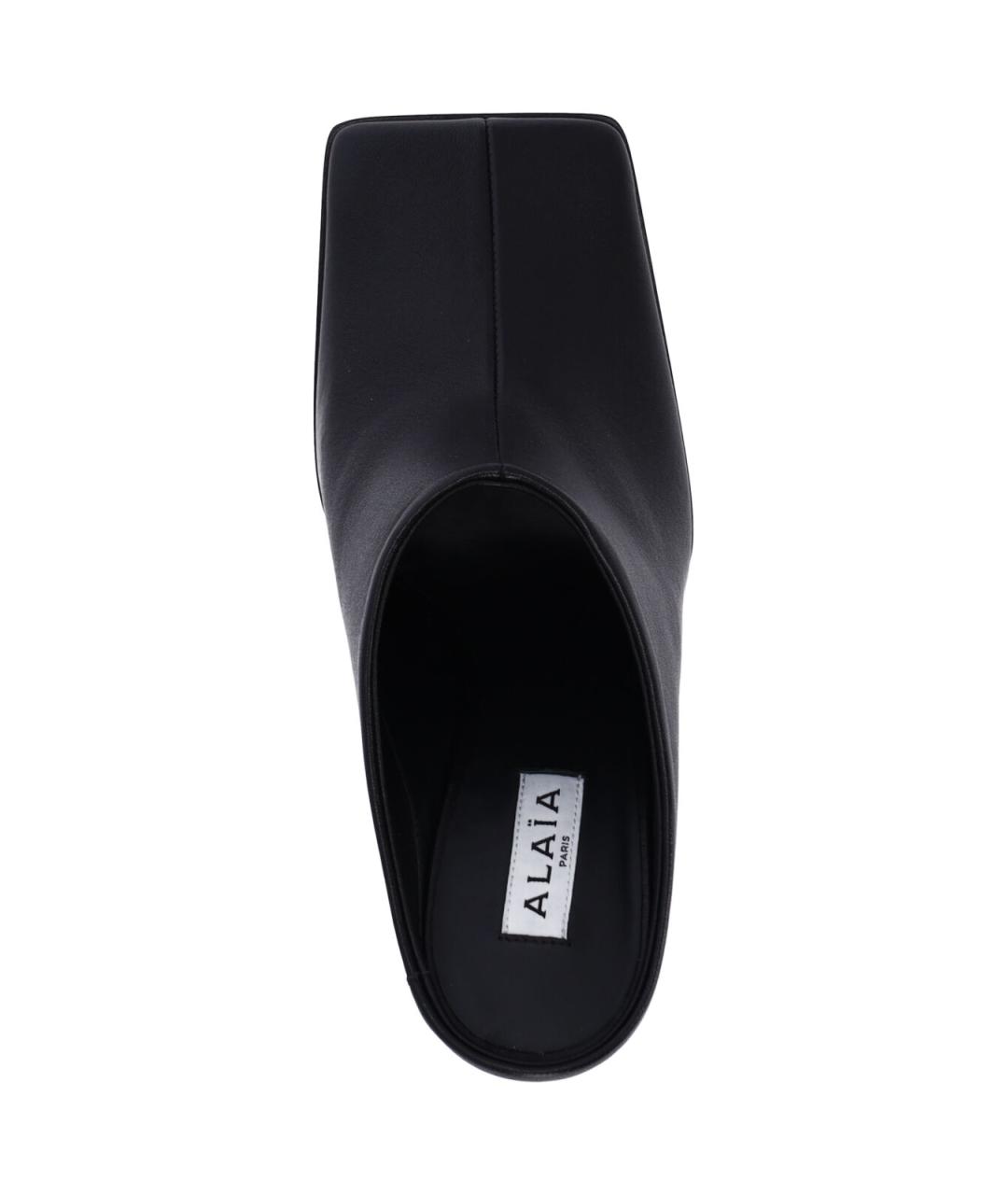 ALAIA Черные кожаные туфли, фото 5