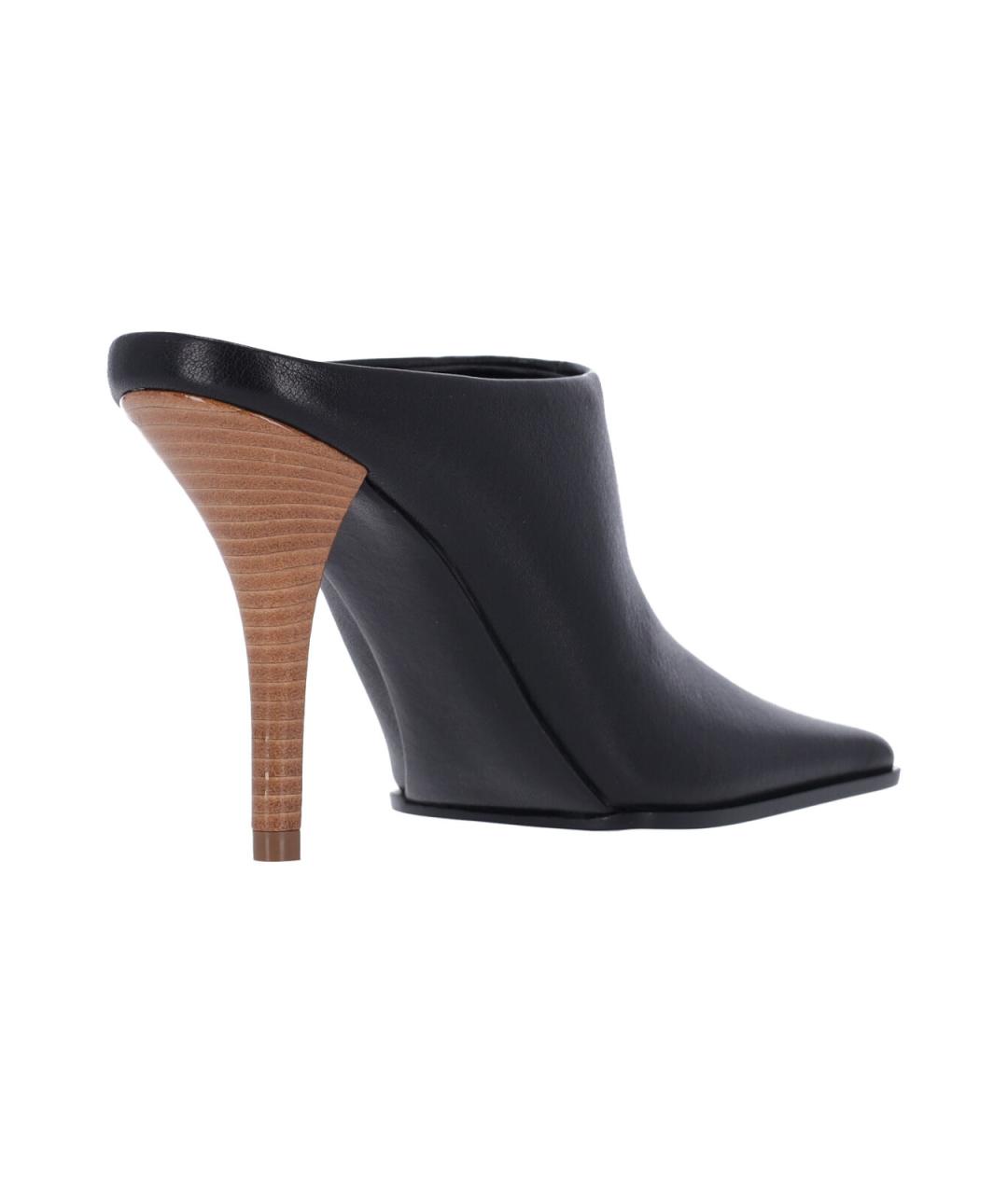 ALAIA Черные кожаные туфли, фото 4