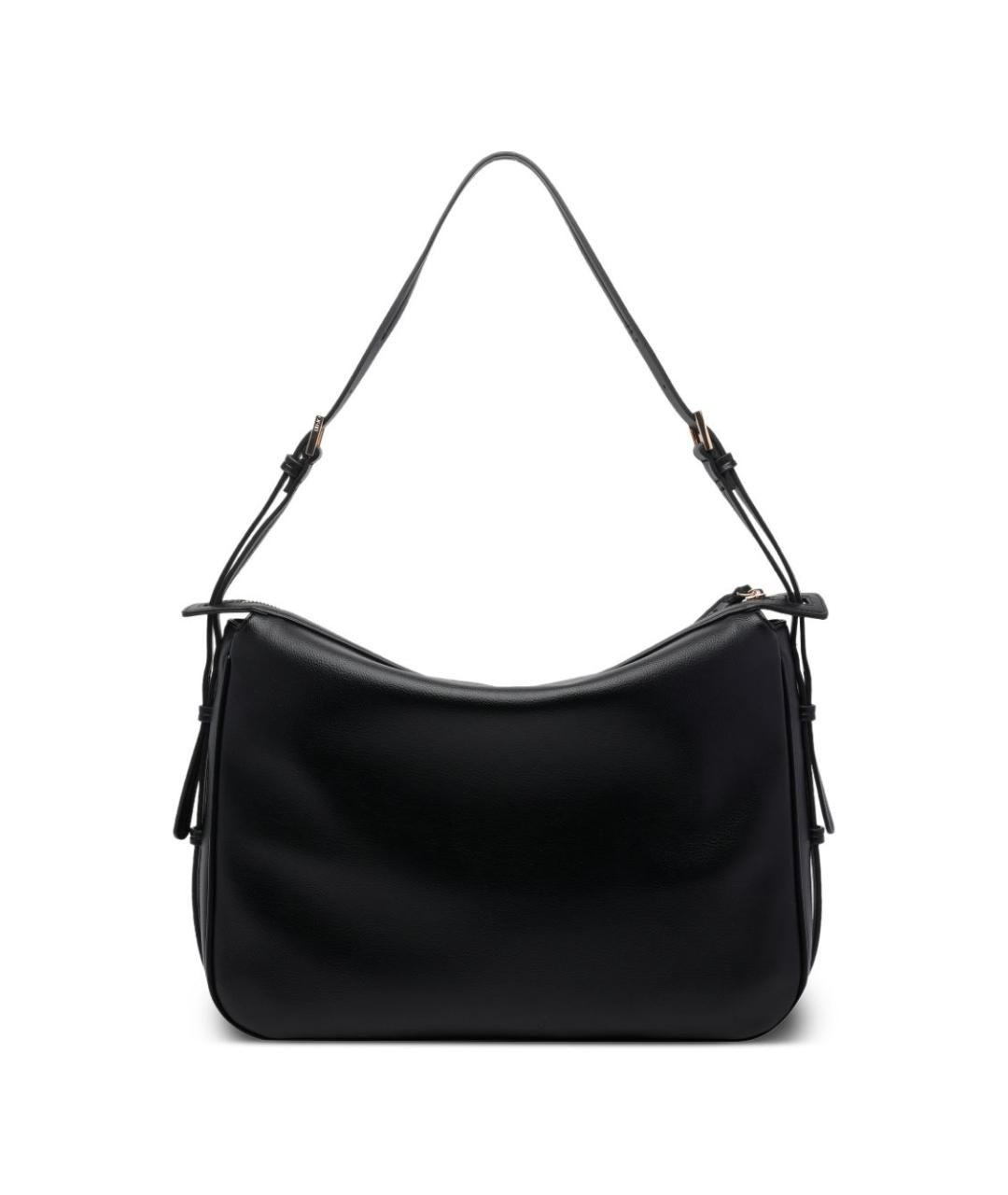 LIU JO Черная сумка через плечо из искусственной кожи, фото 4