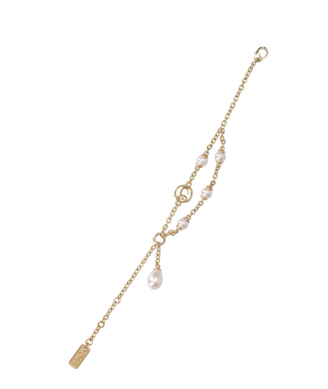 CHLOE Золотой металлический браслет, фото 3