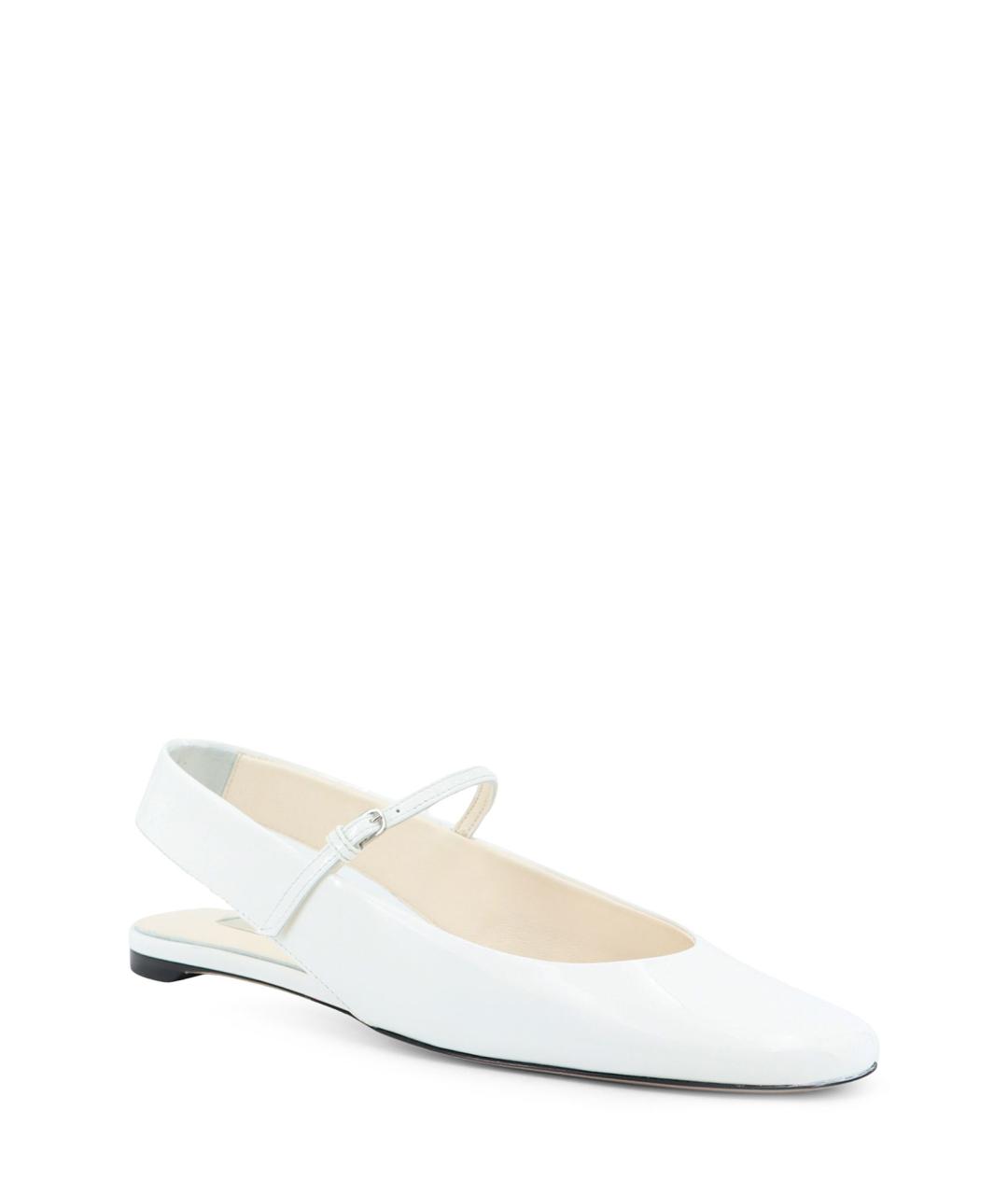 TOTEME Белые кожаные балетки, фото 2