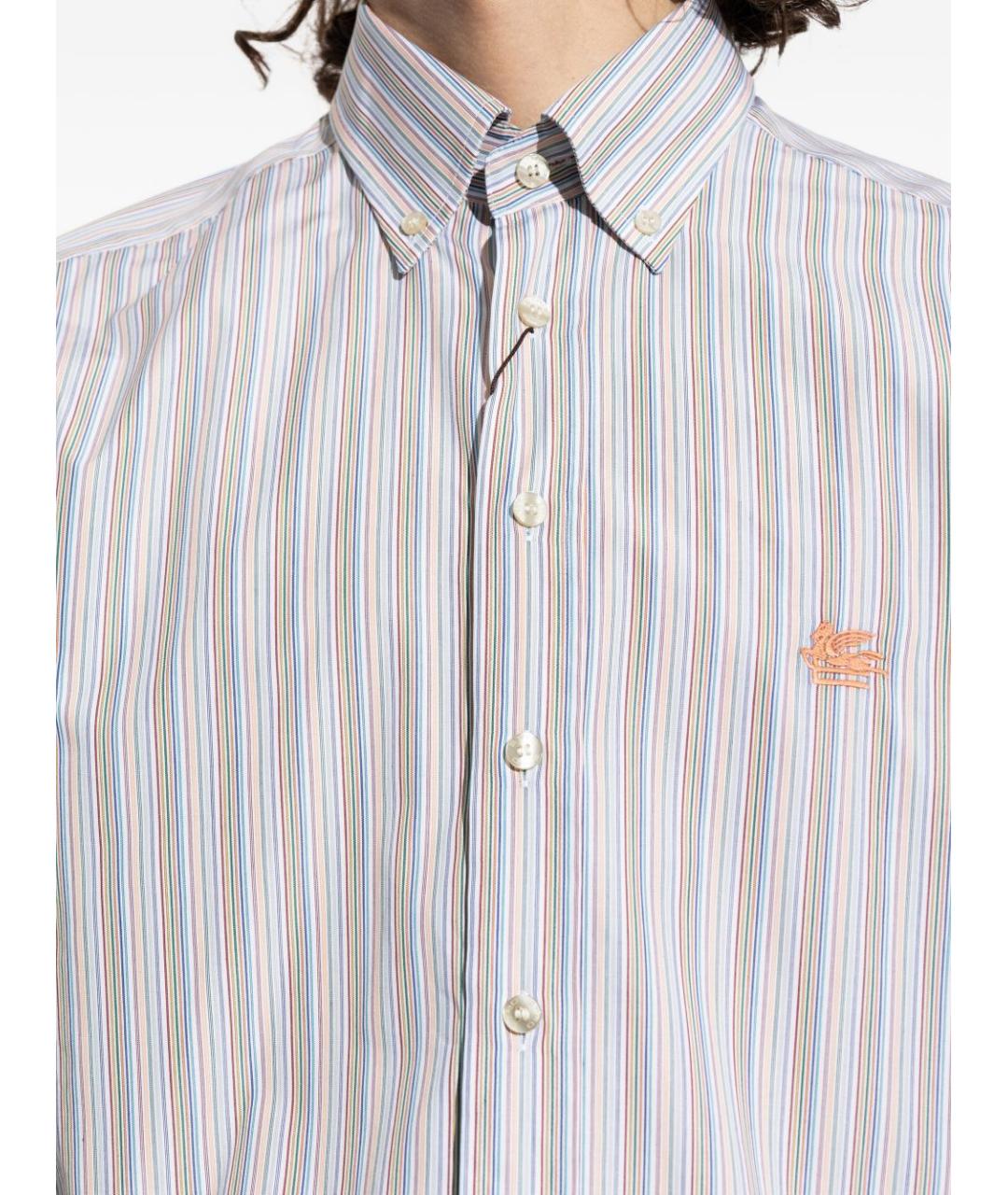 ETRO Мульти хлопковая кэжуал рубашка, фото 4