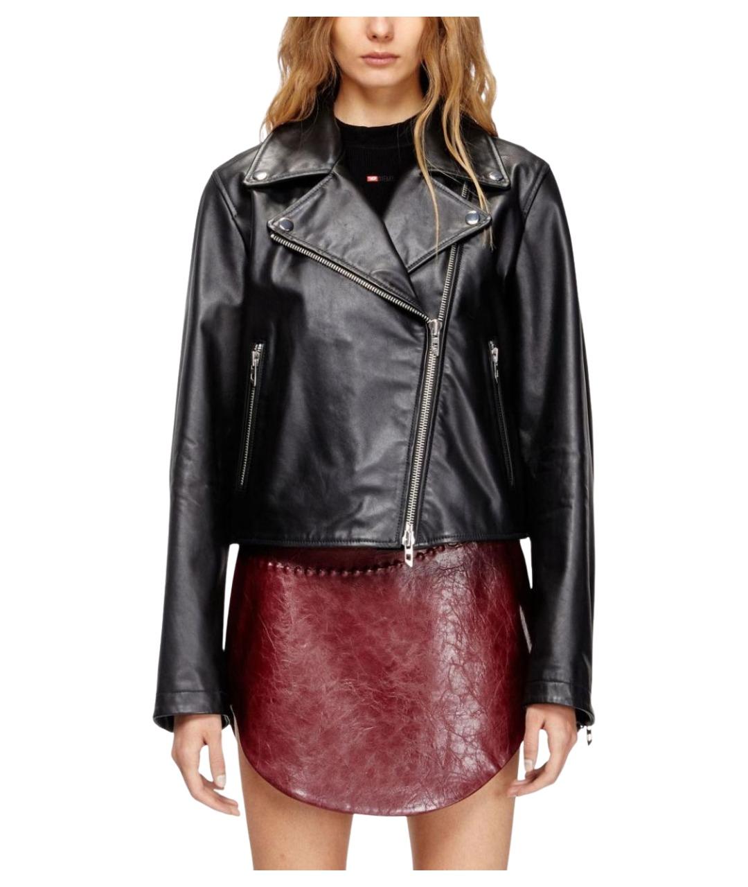 DIESEL Кожаная куртка, фото 3