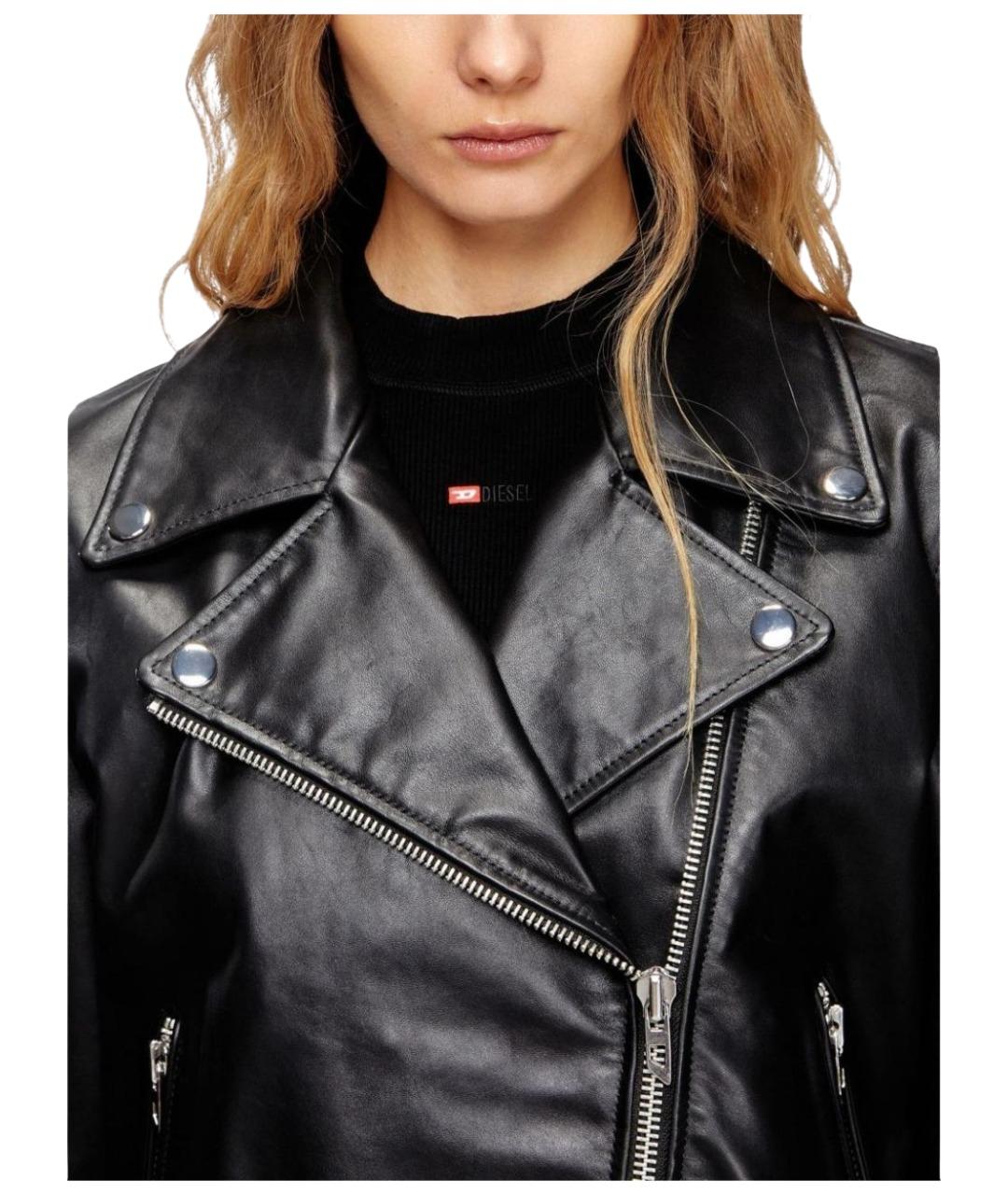 DIESEL Кожаная куртка, фото 5
