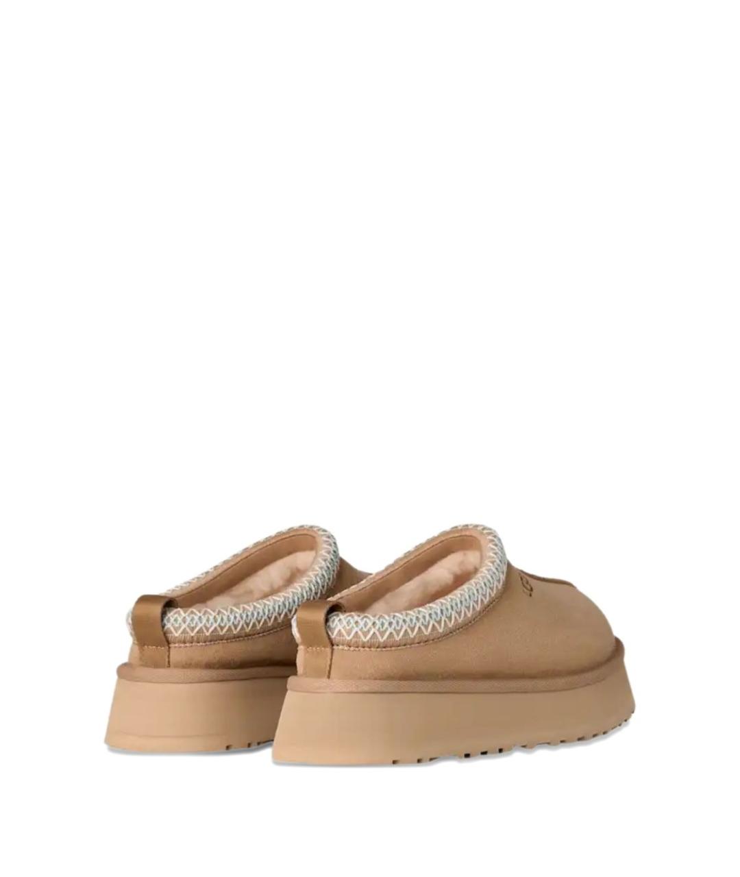 UGG AUSTRALIA Бежевые замшевые мюли, фото 5