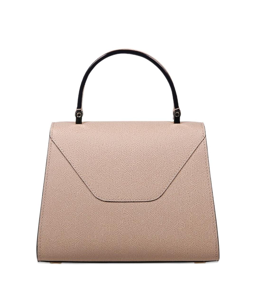 VALEXTRA Бежевая кожаная сумка тоут, фото 2
