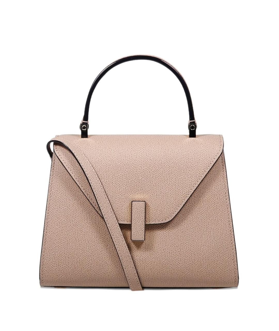 VALEXTRA Бежевая кожаная сумка тоут, фото 1