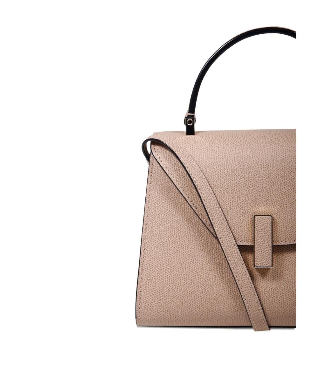 VALEXTRA Бежевая кожаная сумка тоут, фото 4