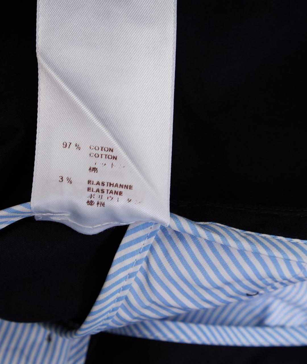 LOUIS VUITTON Темно-синие хлопковые капри, фото 3