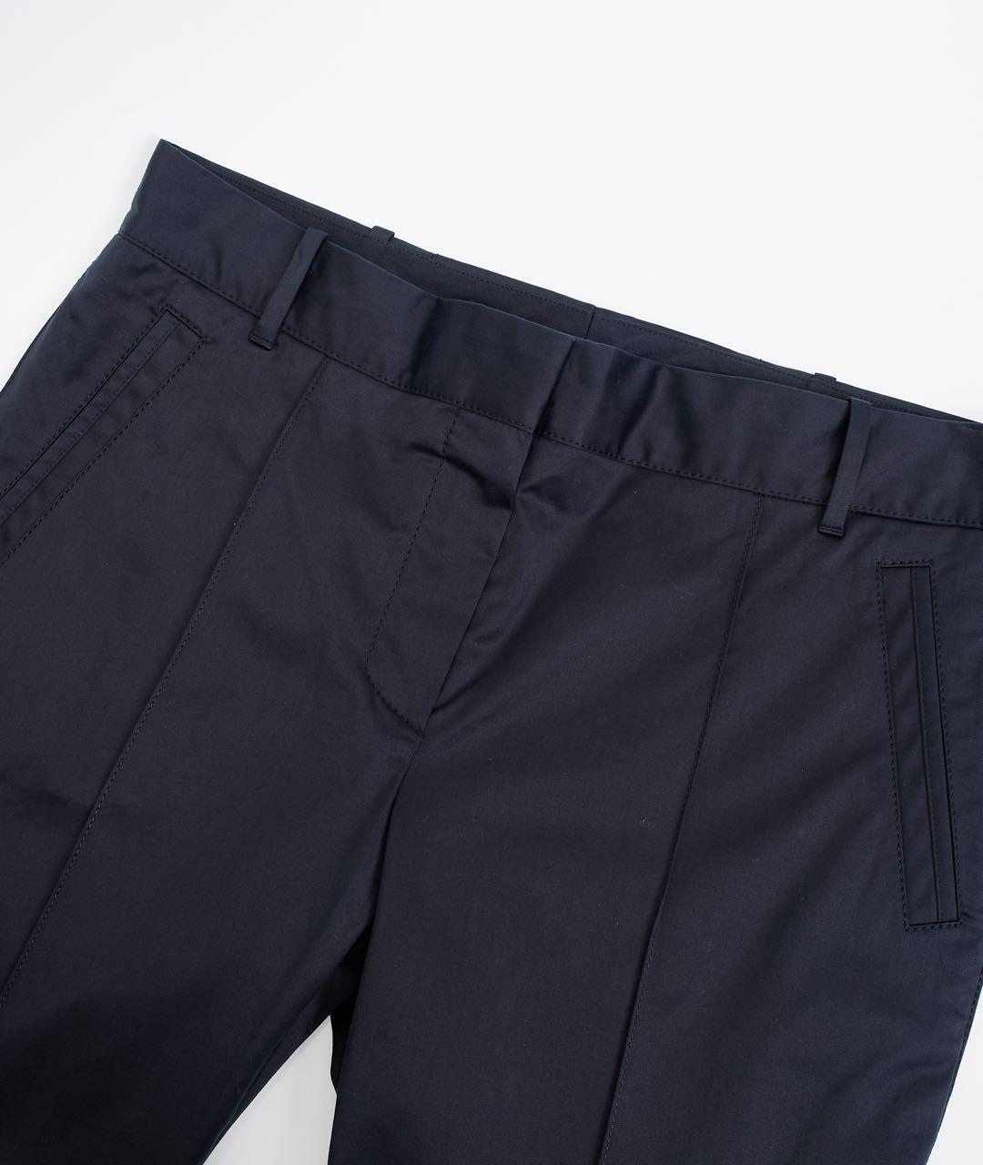 LOUIS VUITTON Темно-синие хлопковые капри, фото 4