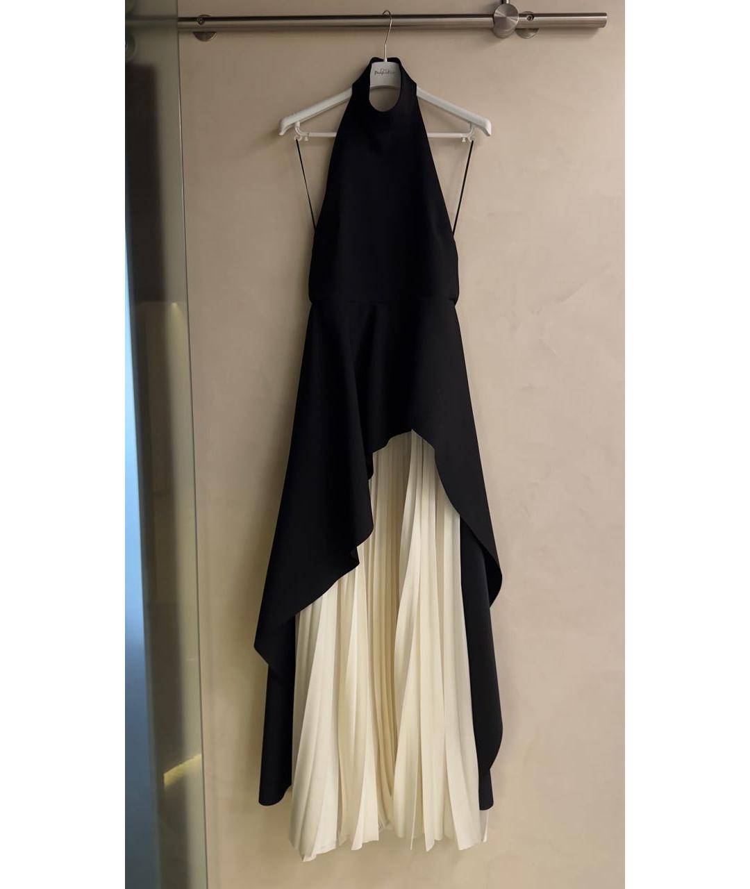 SOLACE LONDON Черное полиэстеровое вечернее платье, фото 2