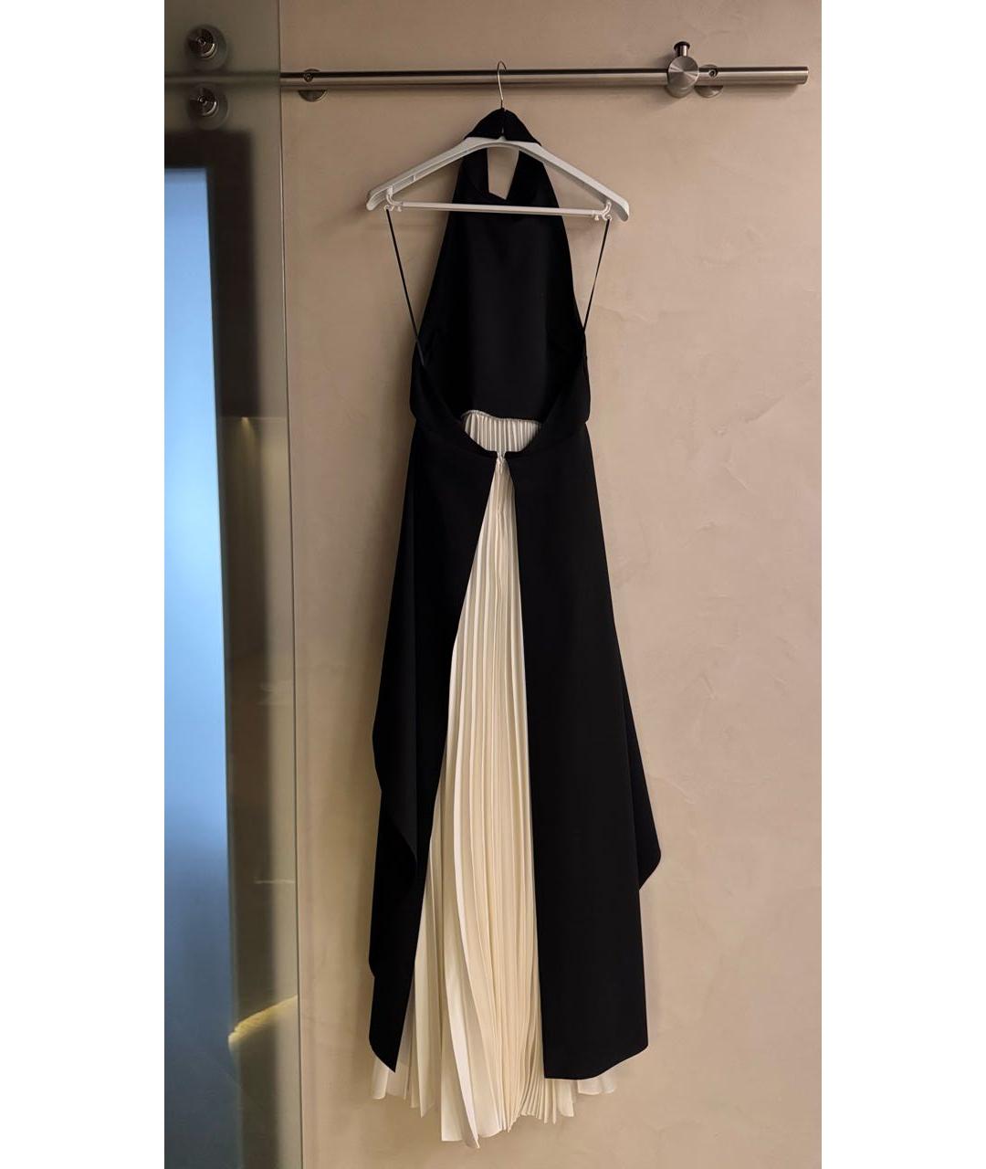 SOLACE LONDON Черное полиэстеровое вечернее платье, фото 3