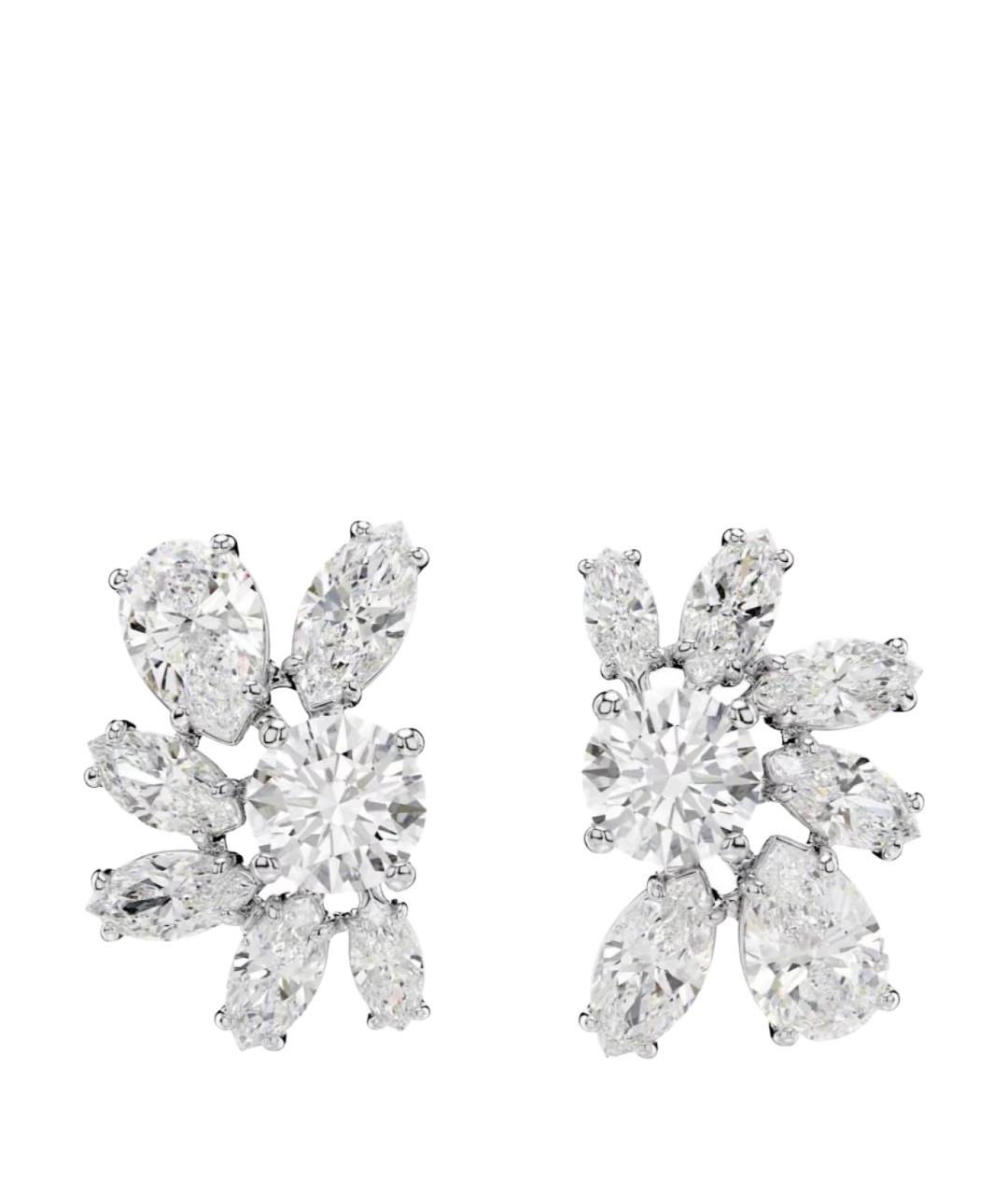 SWAROVSKI Серебряные металлические серьги, фото 1