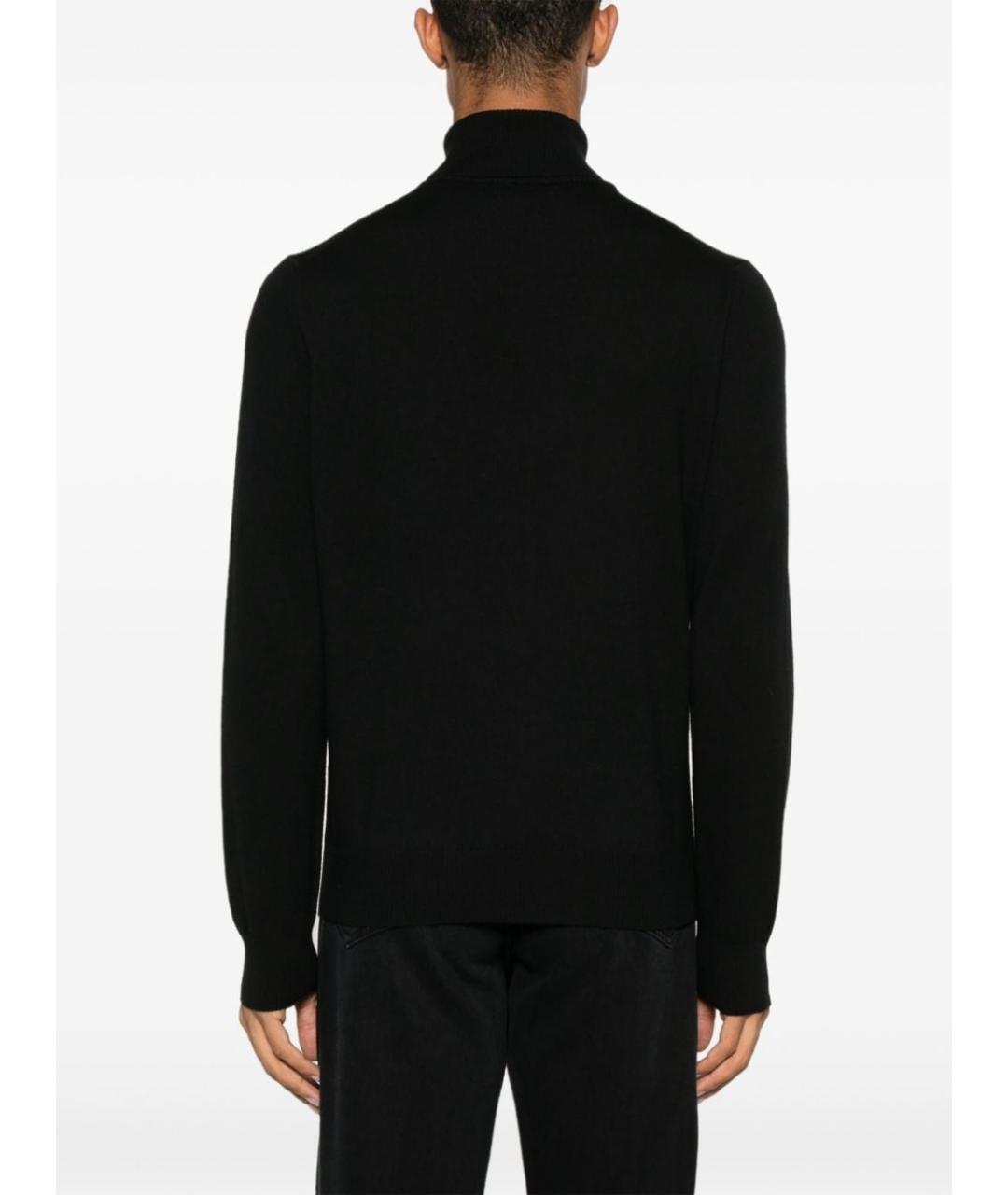 FAY Черный шерстяной джемпер / свитер, фото 4