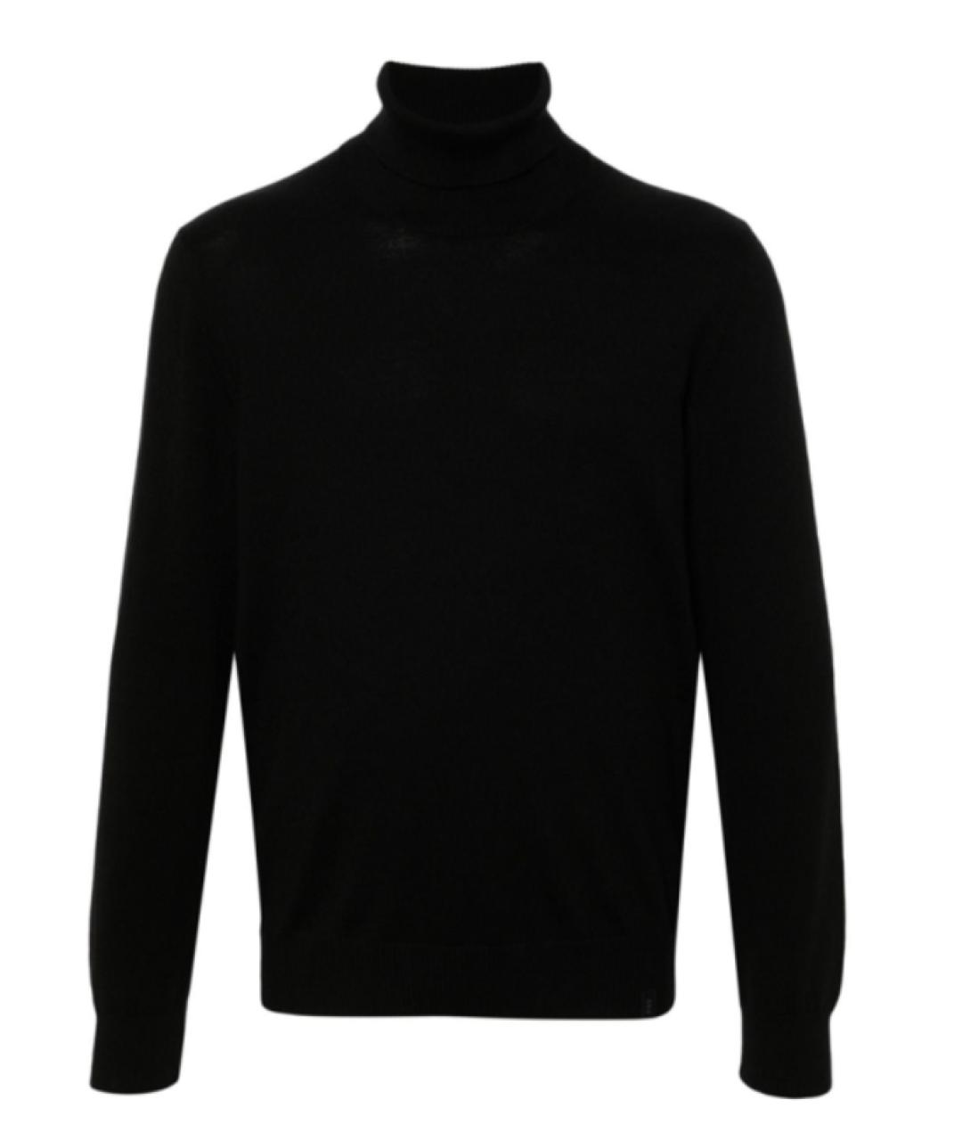 FAY Черный шерстяной джемпер / свитер, фото 6