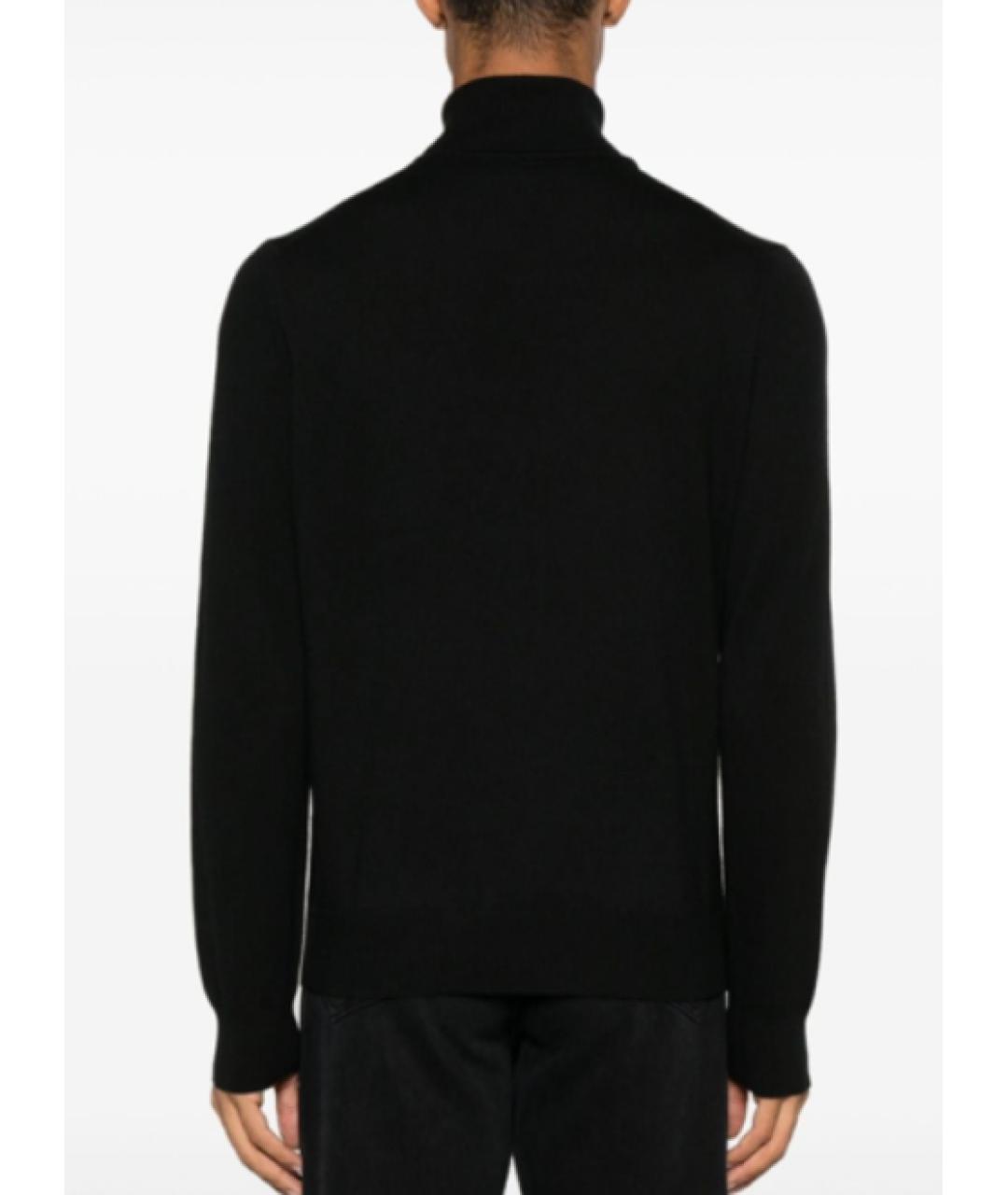 FAY Черный шерстяной джемпер / свитер, фото 8