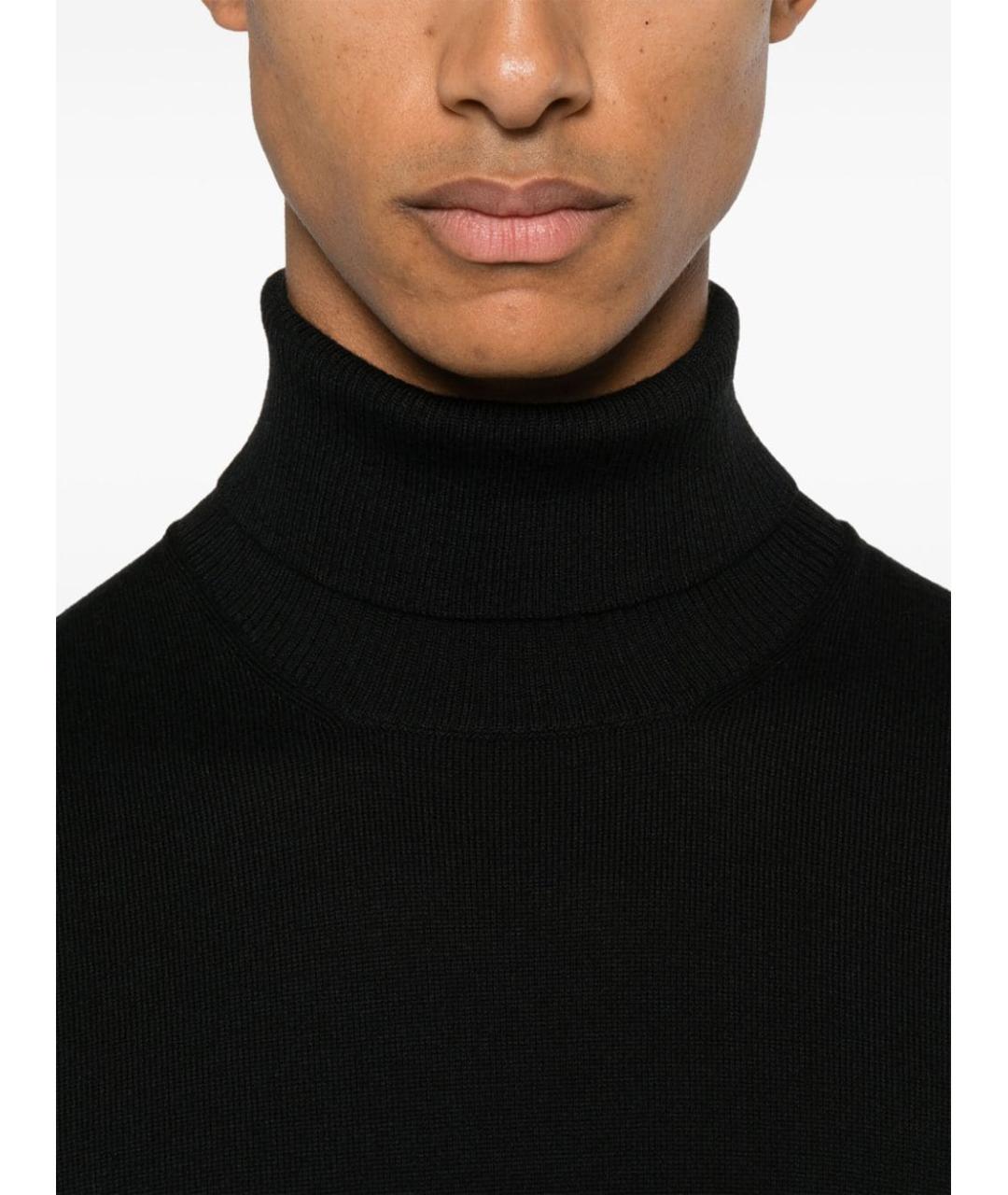 FAY Черный шерстяной джемпер / свитер, фото 2
