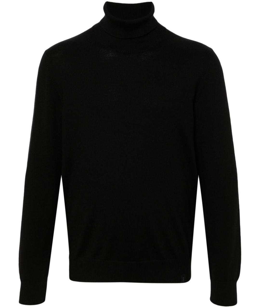 FAY Черный шерстяной джемпер / свитер, фото 1