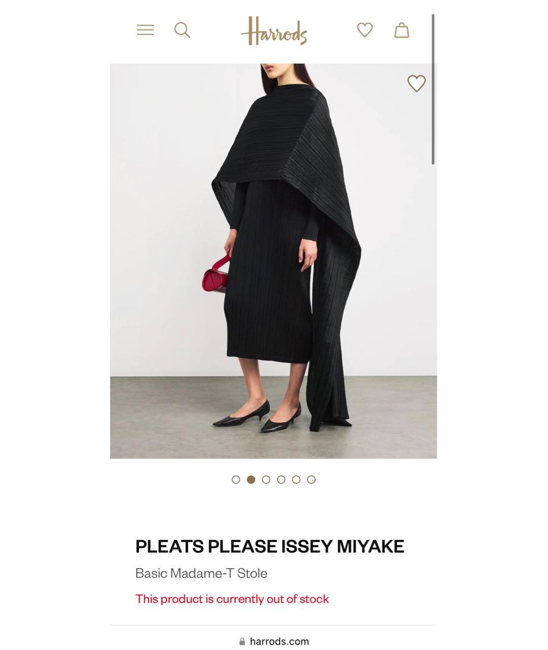 ISSEY MIYAKE Черная полиэстеровая майка, фото 5