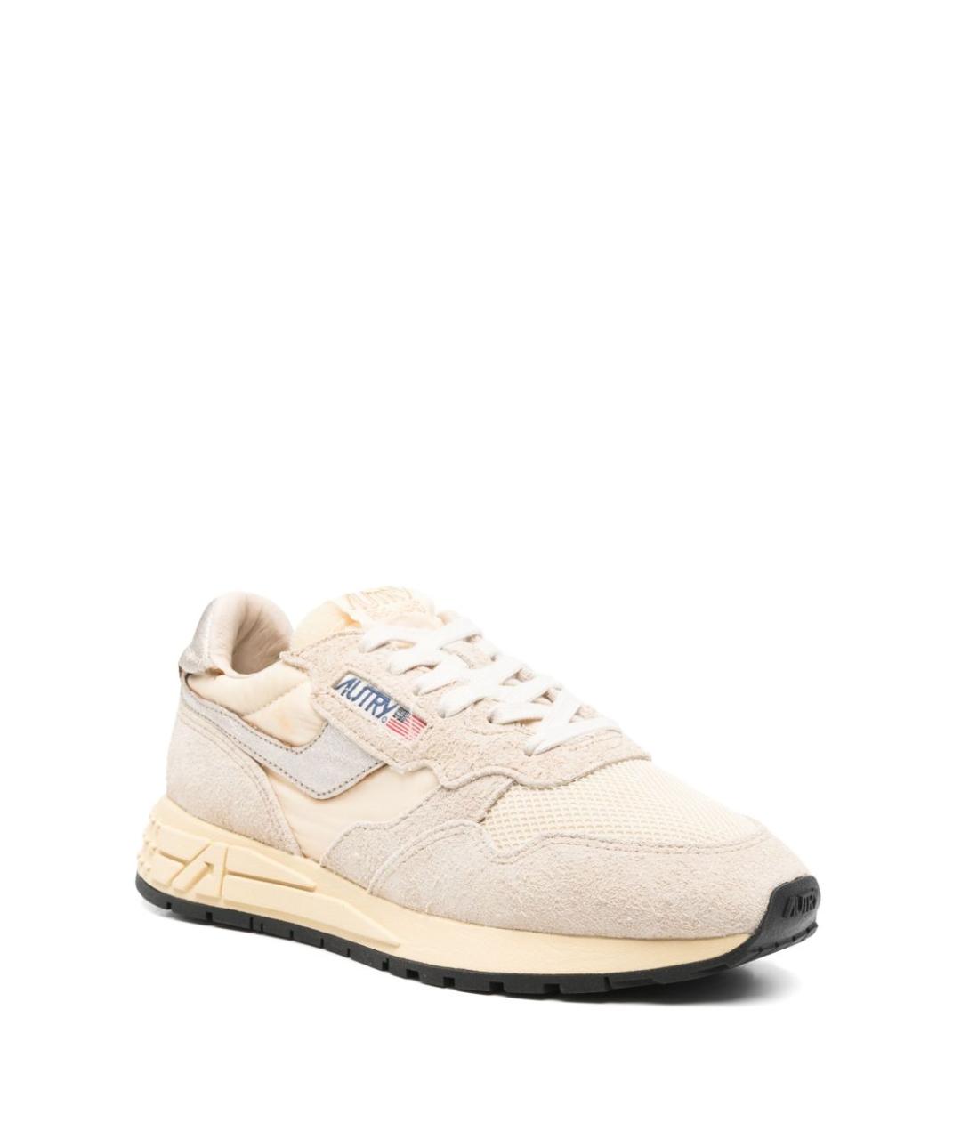 AUTRY Бежевые замшевые кроссовки, фото 3