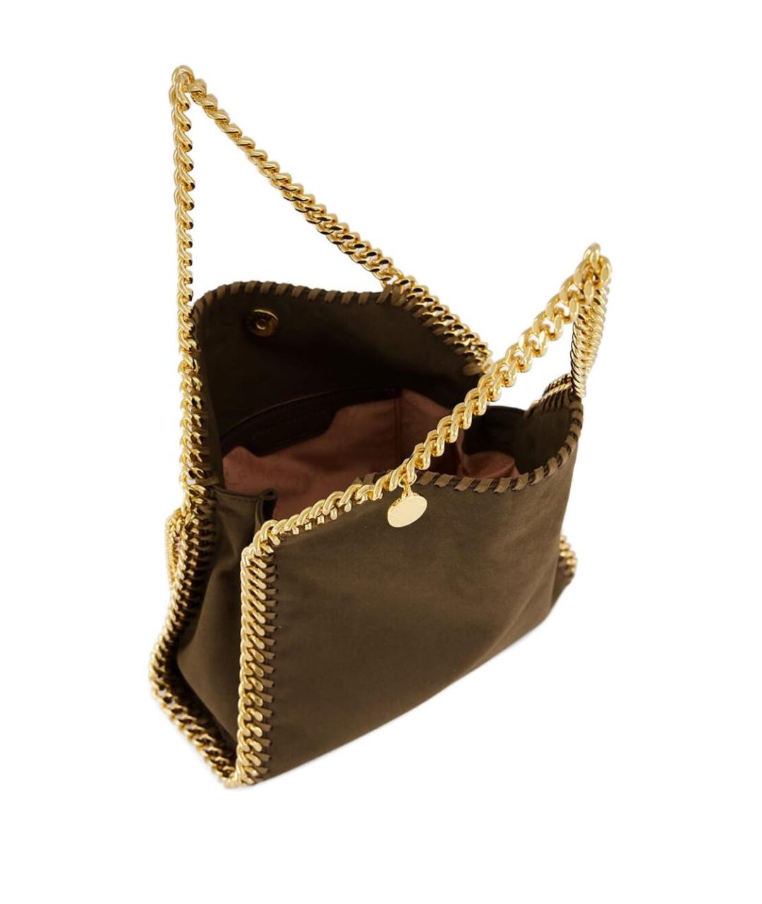 STELLA MCCARTNEY Коричневая синтетическая сумка тоут, фото 2