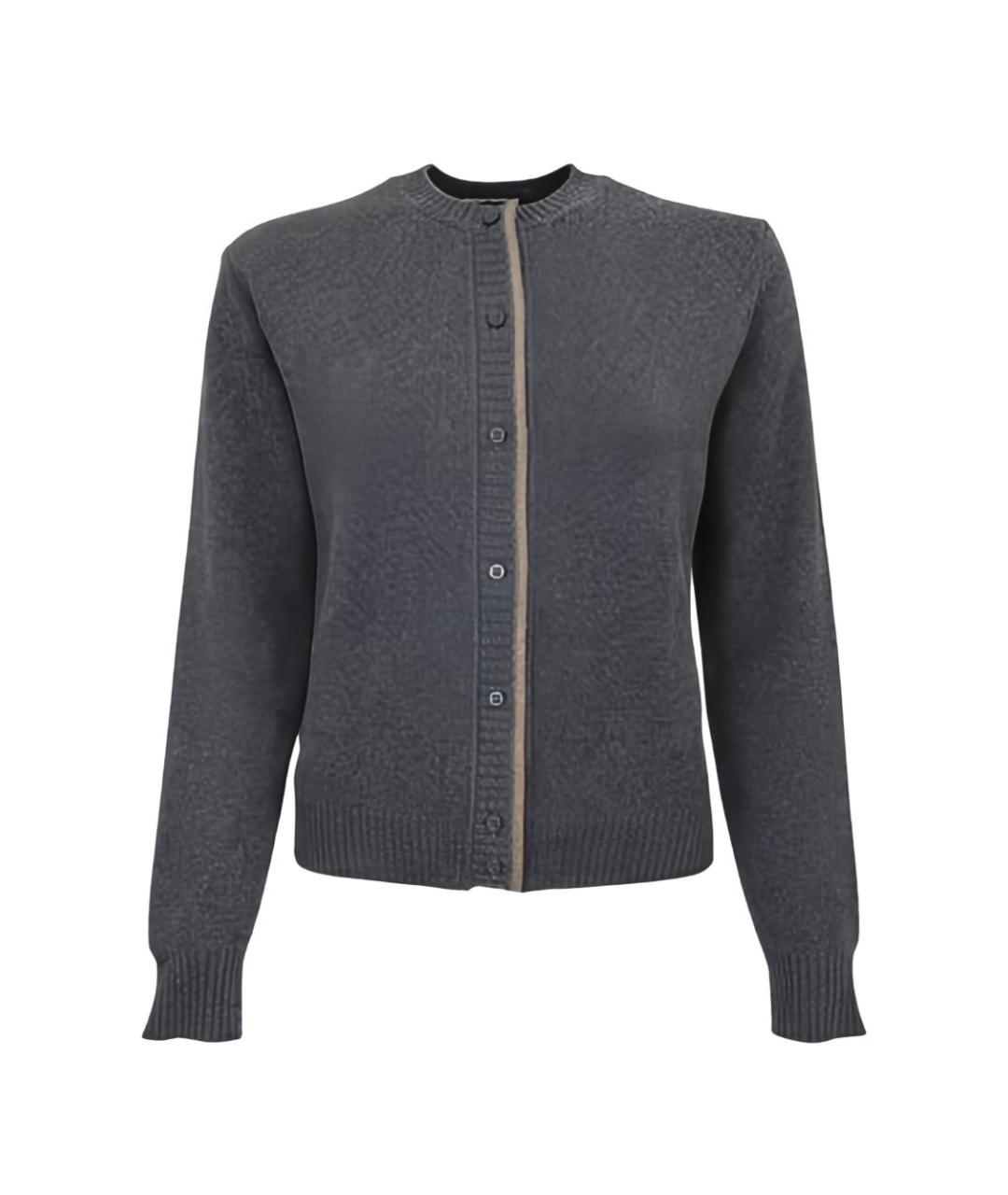 FABIANA FILIPPI Серый кашемировый кардиган, фото 1
