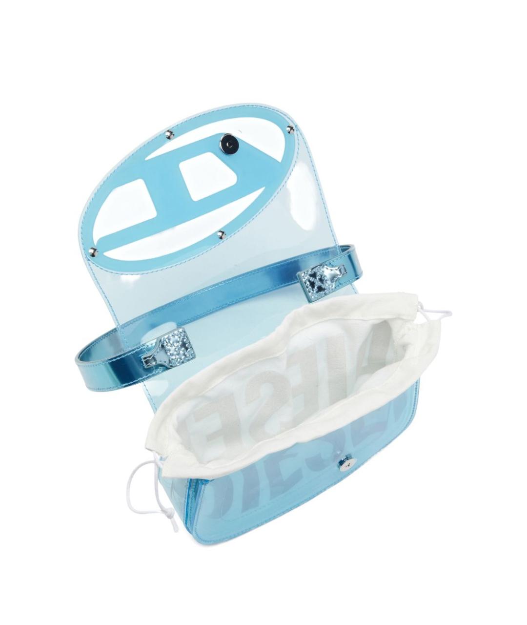 DIESEL Голубая сумка через плечо, фото 4