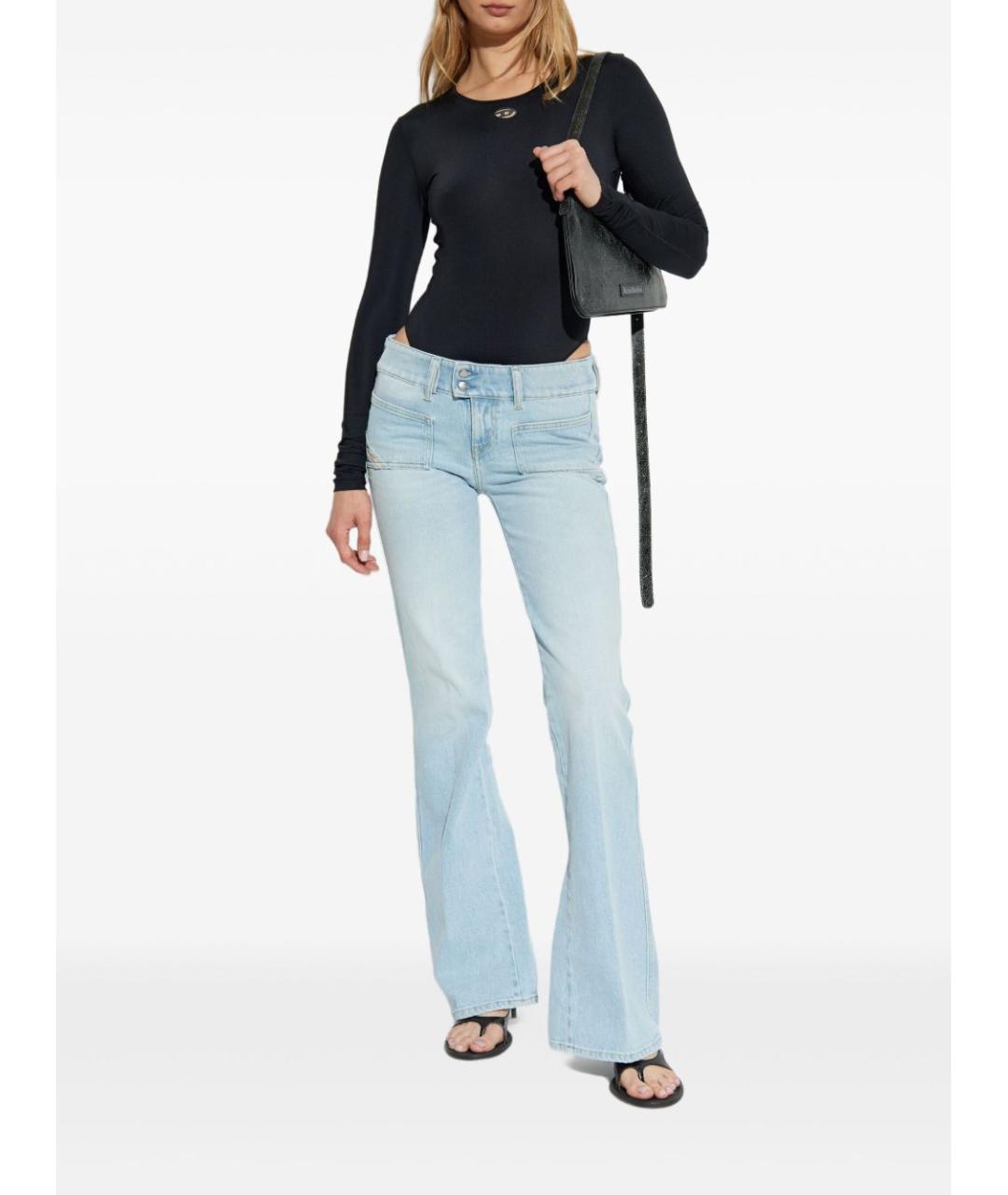 DIESEL Черное полиамидовое боди, фото 3