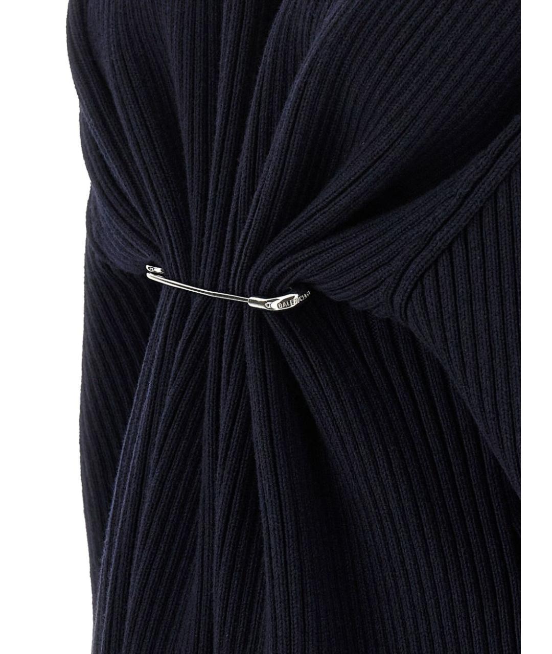 BALENCIAGA Синее платье, фото 3