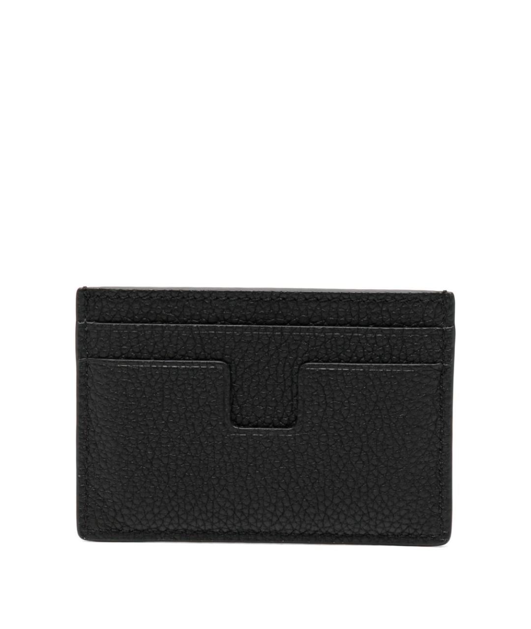 TOM FORD Черный кожаный кардхолдер, фото 2