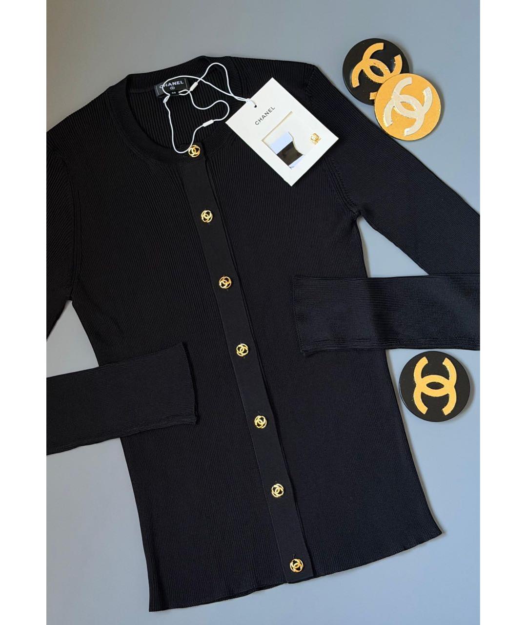 CHANEL Черный кардиган, фото 2