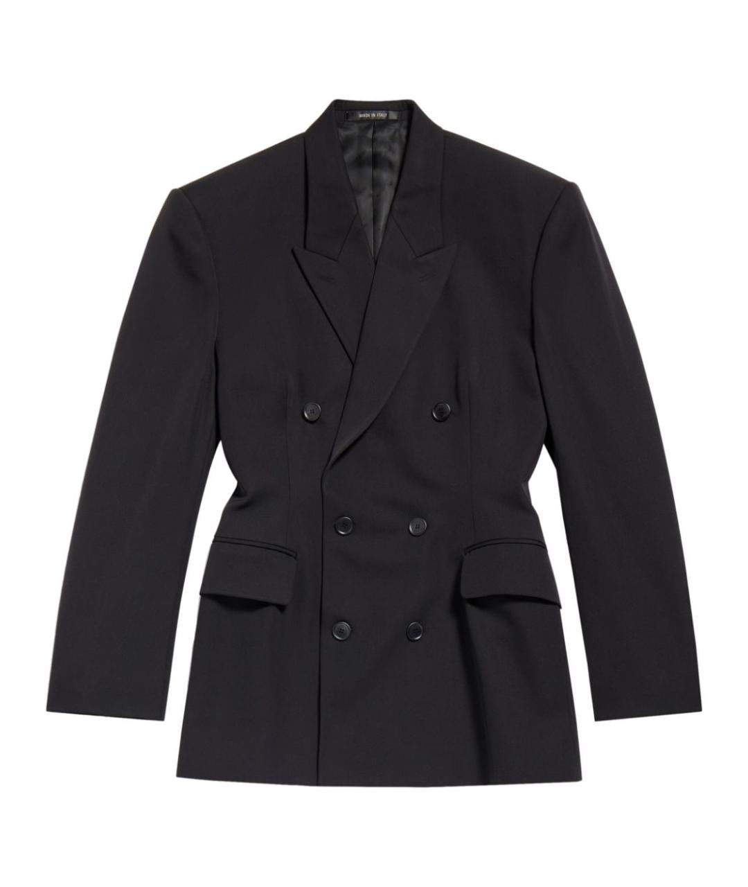 BALENCIAGA Черный жакет/пиджак, фото 1