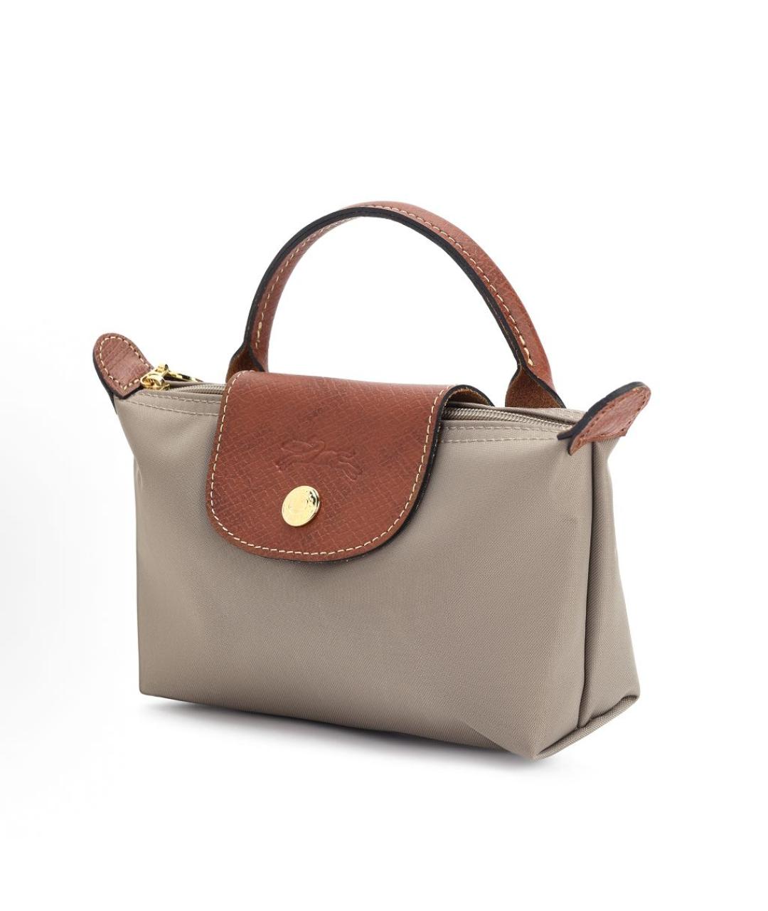 LONGCHAMP Бежевая сумка с короткими ручками, фото 2