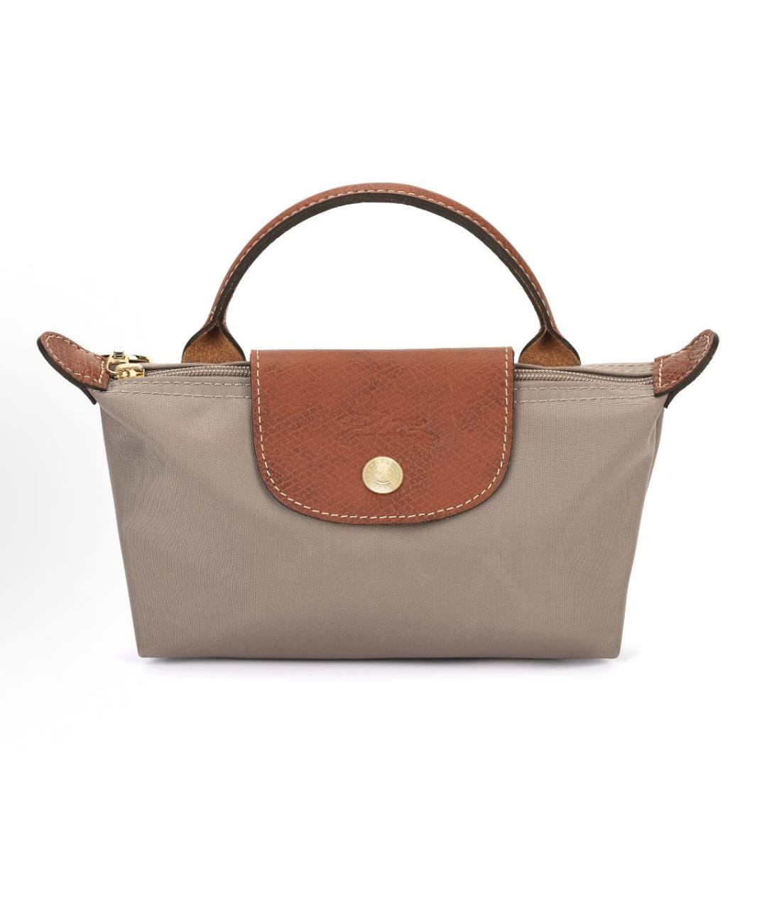 LONGCHAMP Бежевая сумка с короткими ручками, фото 8