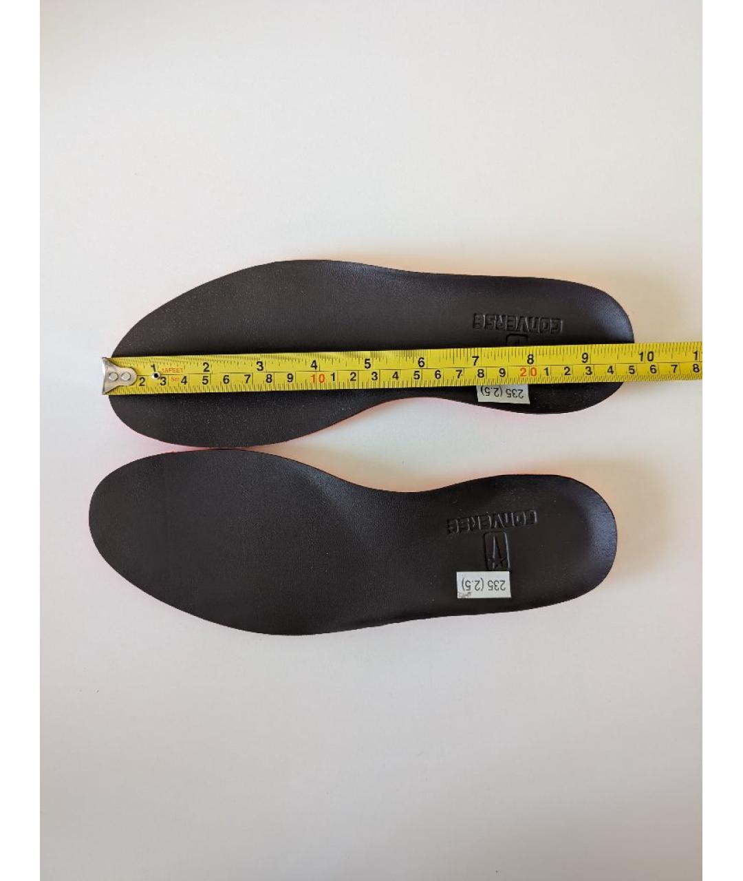 RICK OWENS DRKSHDW Коричневые кожаные кеды, фото 7