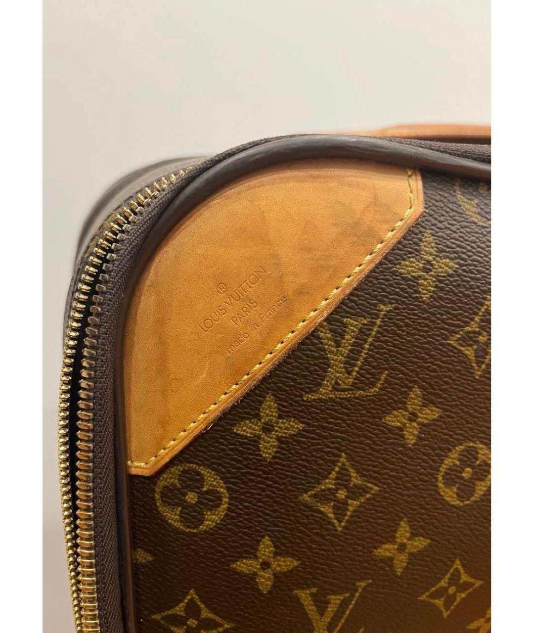 LOUIS VUITTON Коричневый чемодан, фото 5