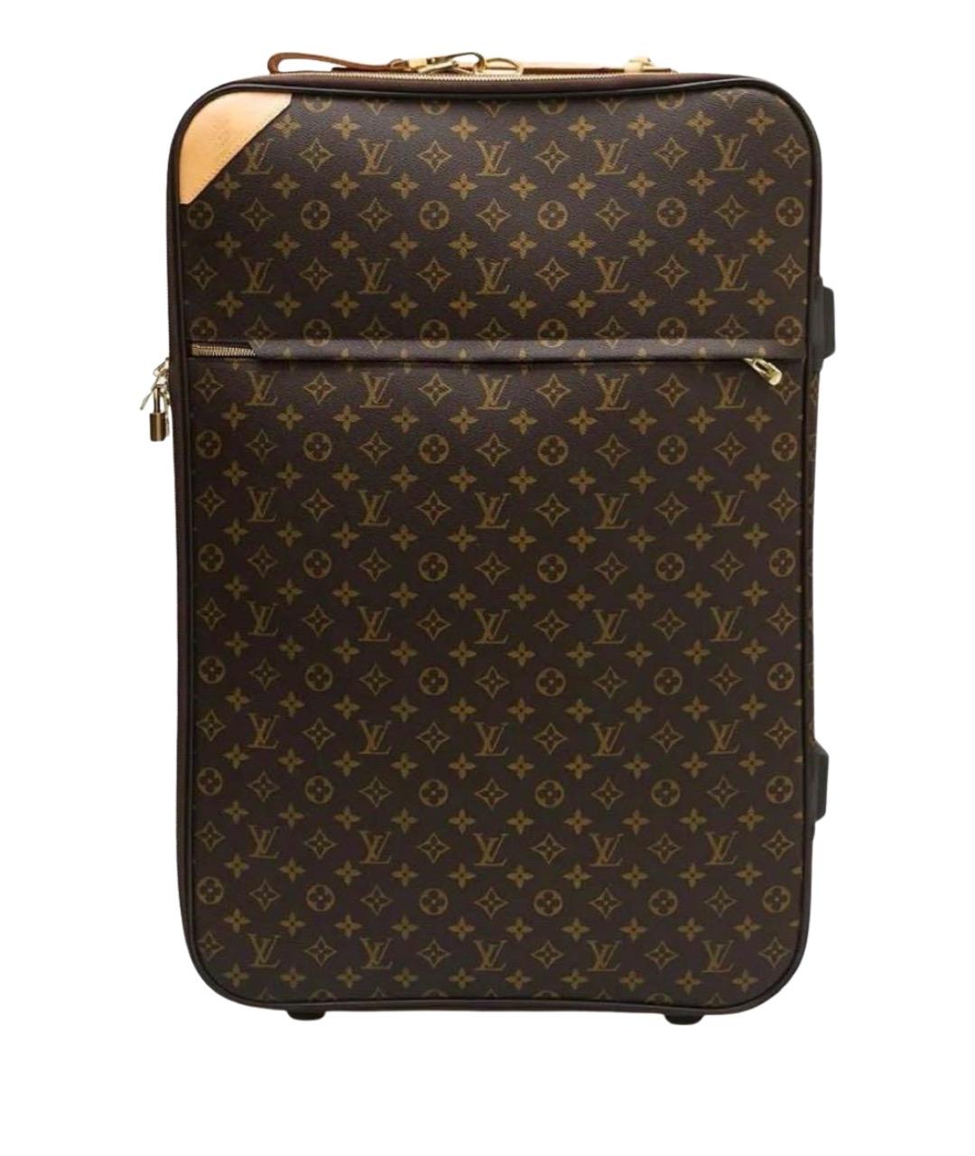 LOUIS VUITTON Коричневый чемодан, фото 1