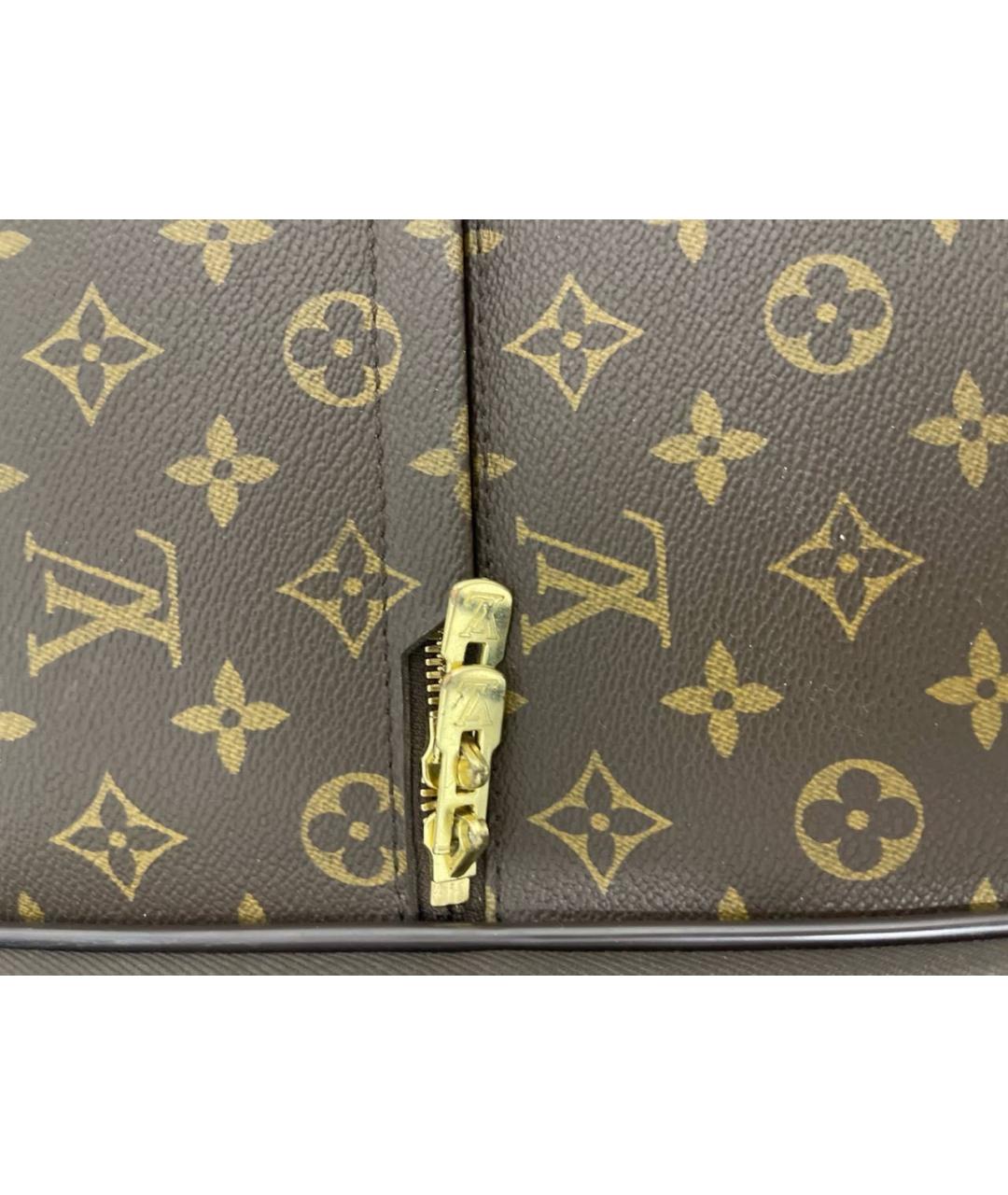 LOUIS VUITTON Коричневый чемодан, фото 8