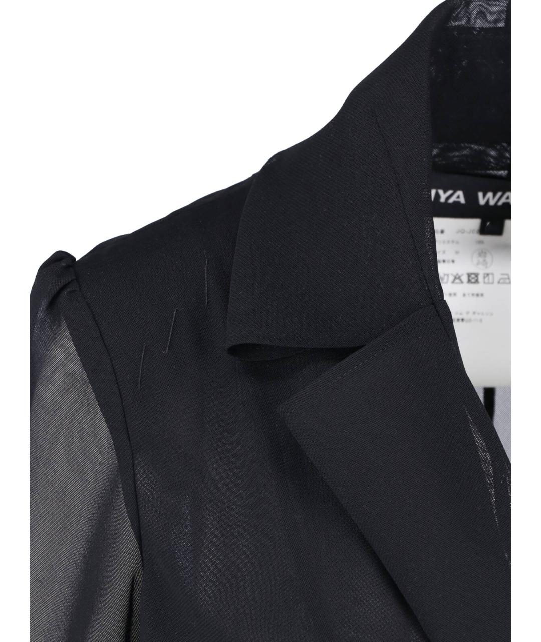 JUNYA WATANABE Черный полиэстеровый тренч/плащ, фото 4