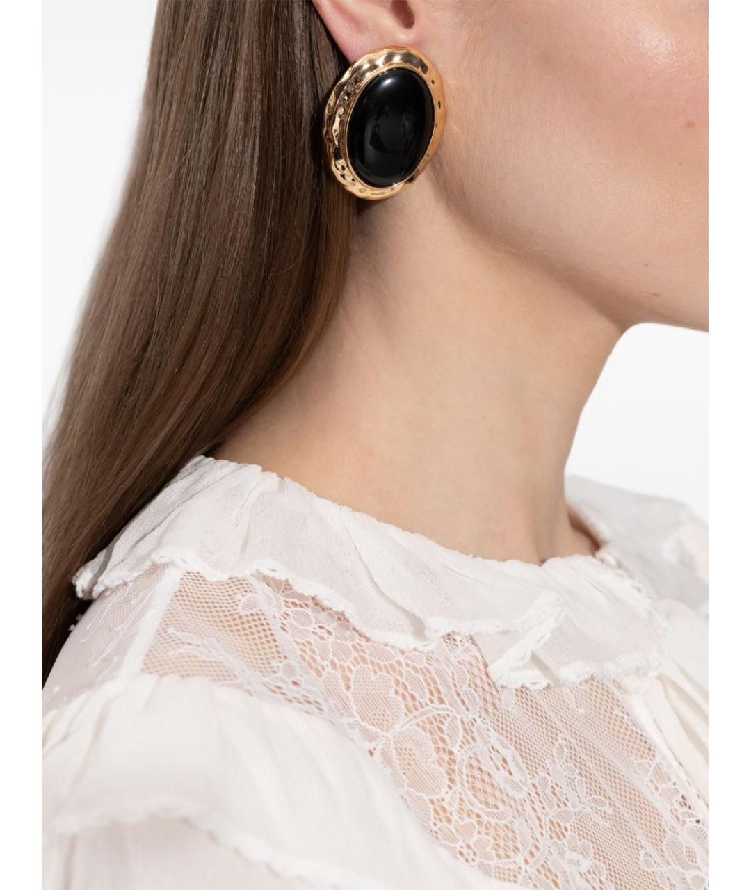 SELF-PORTRAIT Золотые металлические серьги, фото 2