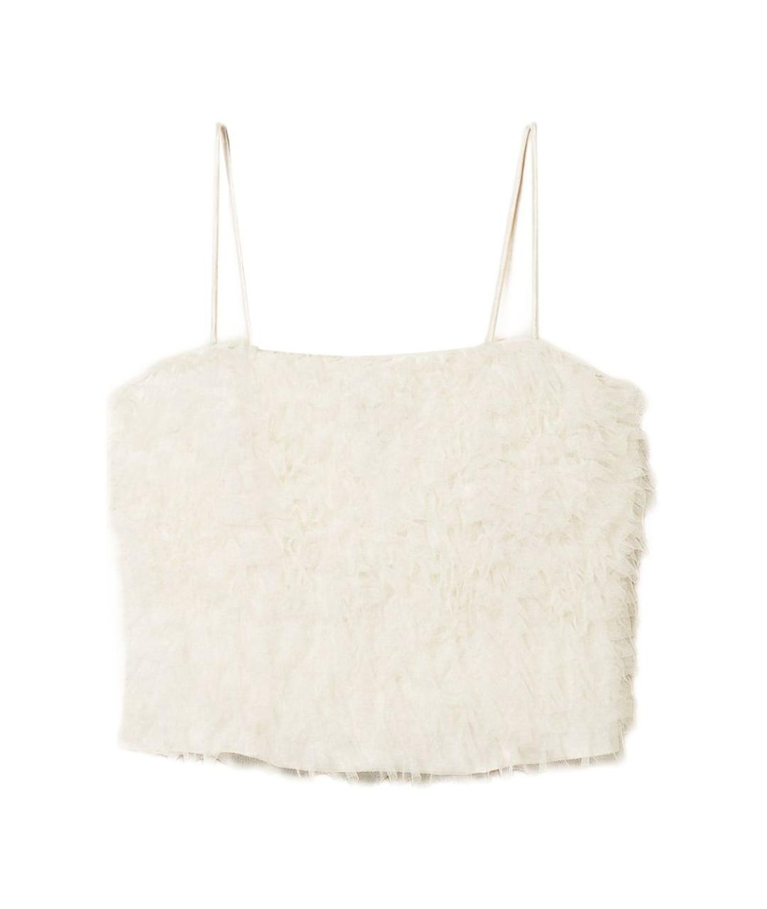 TWIN-SET Белая майка, фото 1