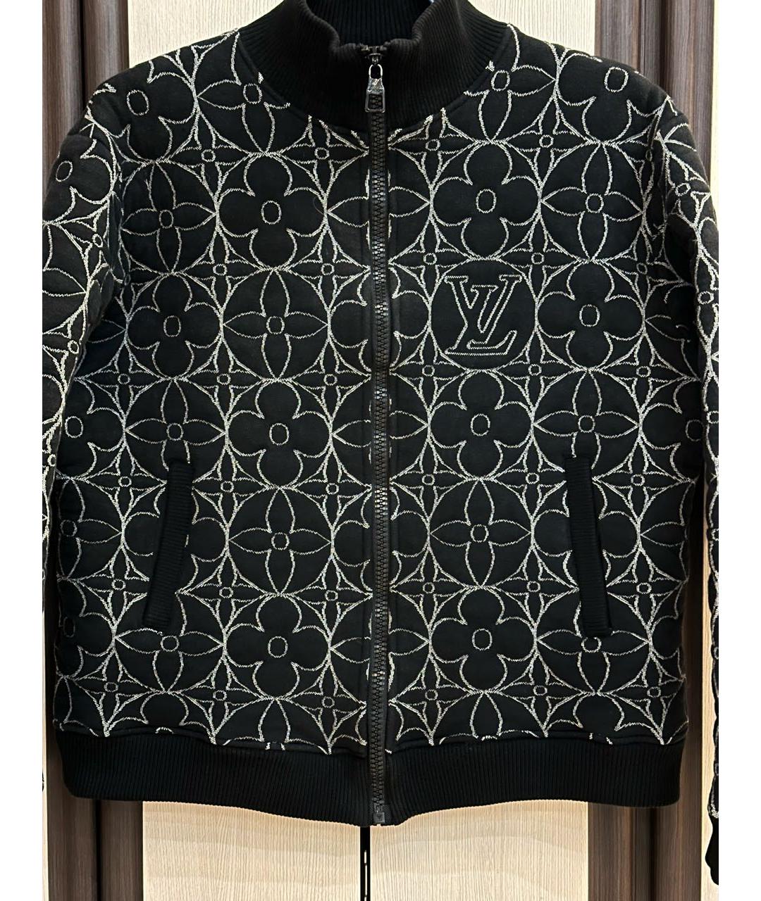 LOUIS VUITTON Черная хлопковая куртка, фото 3