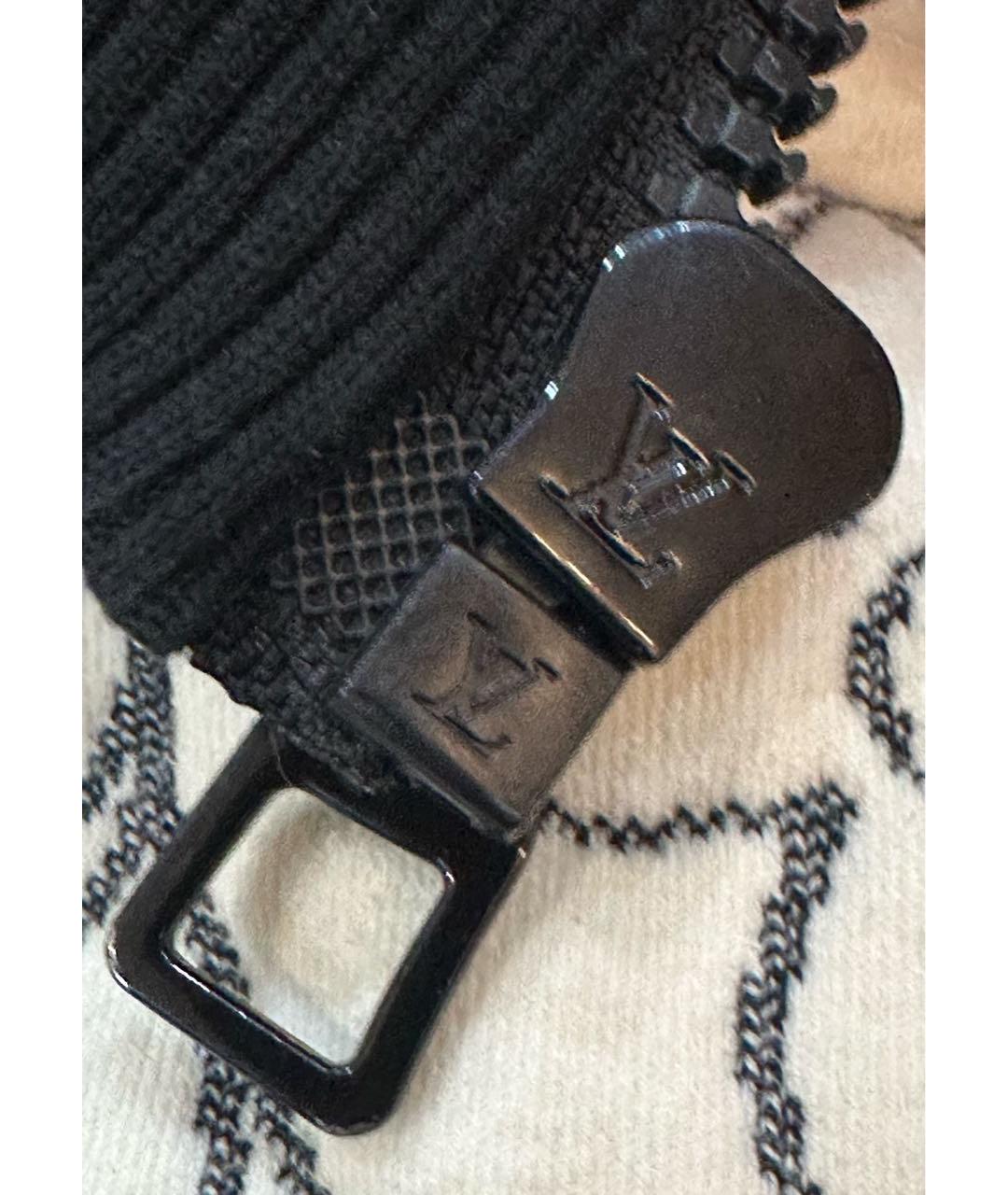 LOUIS VUITTON Черная хлопковая куртка, фото 7