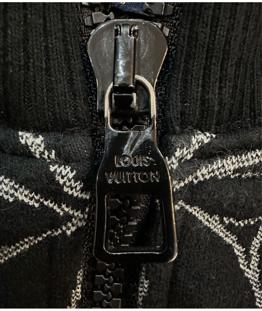 LOUIS VUITTON Черная хлопковая куртка, фото 6